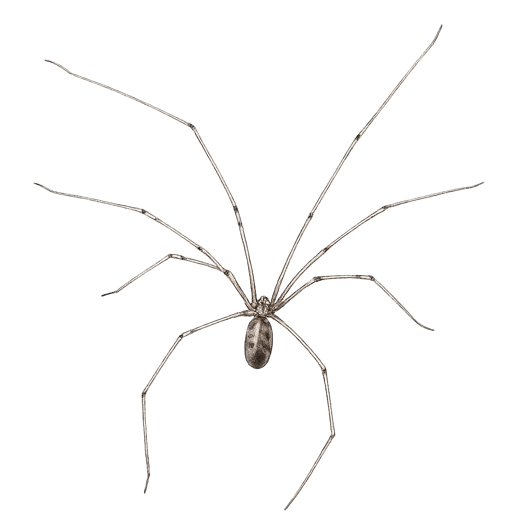 sketch of a cellar spider