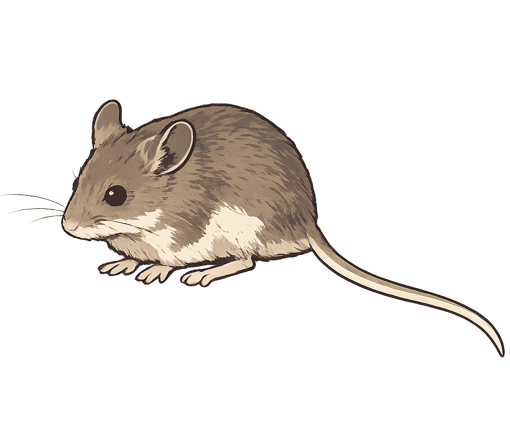 illustration of a deer mouse