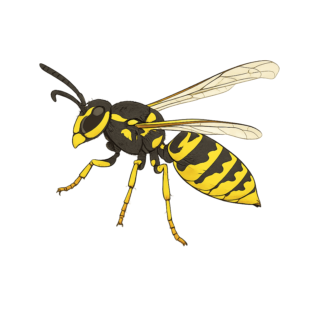 Illustration of a yellow jacket
